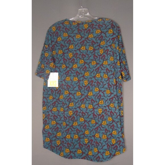 LulaRoe Irma Tunic Multicolored Hi Low Hem Womens Size XXS - Picture 5 of 5